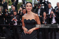Black braided cut-out gown - 4