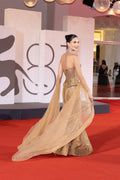 Gold pearl mermaid gown - 3