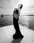 Rose gold and black Magic Flower gown - 2