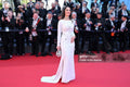 White cord-embroidered crystal gown - 2
