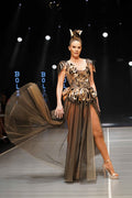 Anahita wing mirror-artwork gown - 2