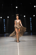 Anahita wing mirror-artwork gown - 3