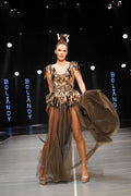 Anahita wing mirror-artwork gown - 4