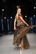 Anahita wing mirror-artwork gown - 5