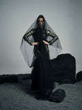 Anahita metallic black tulle gown - 2