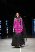 Anahita metallic black tulle gown - 5