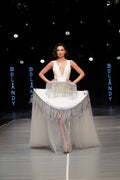 Anahita white water-glass tulle gown - 3