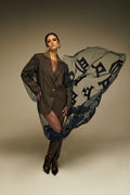Threads of Time cuneiform tulle blazer - 4