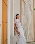 Fitted organza-tulle couture gown - 4