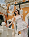 Organza-tulle mini and overskirt ensemble - 2