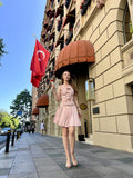 Pink Magic Flower top and skirt set - 1