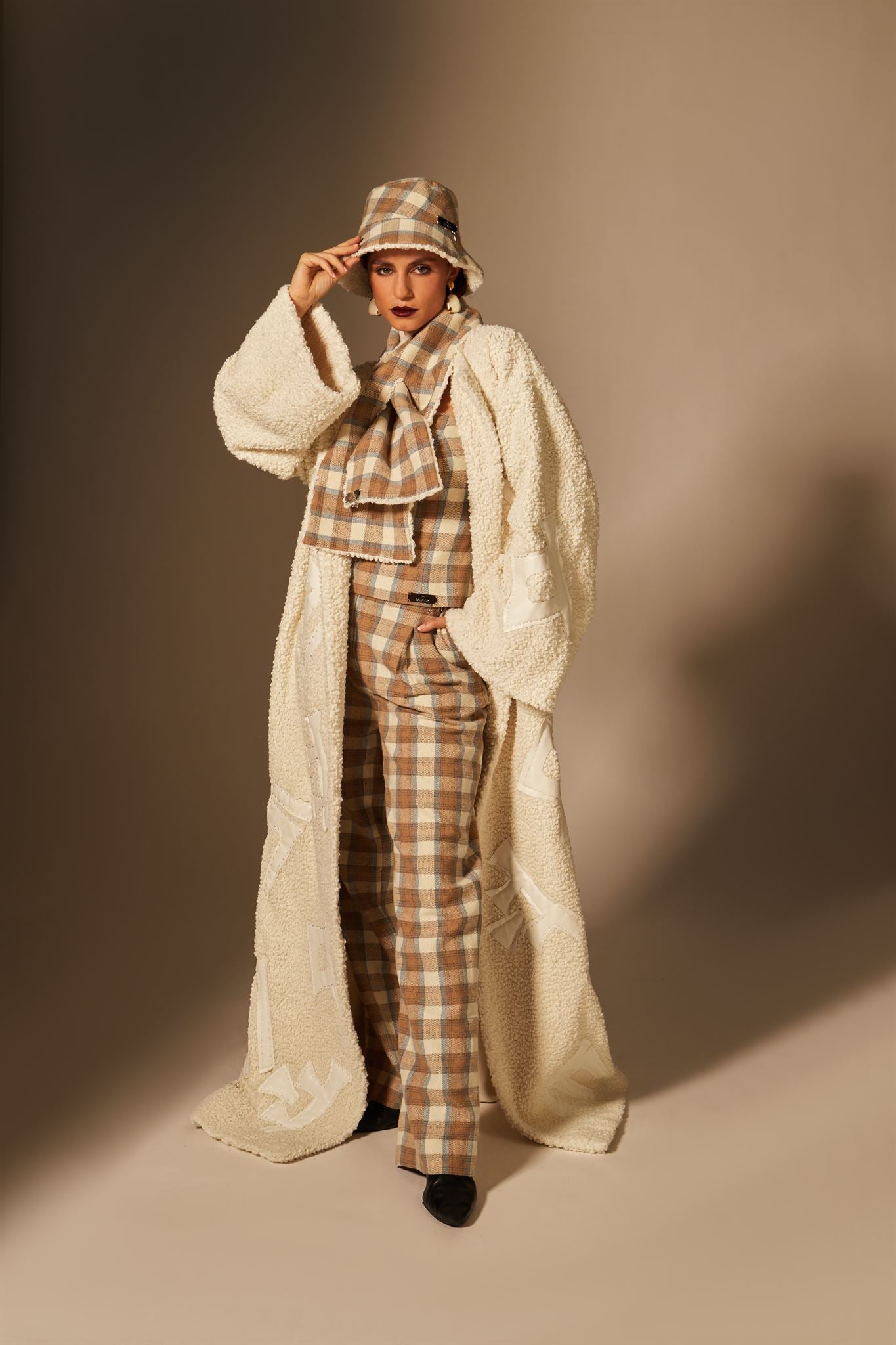 Cuneiform Teddy Coat
