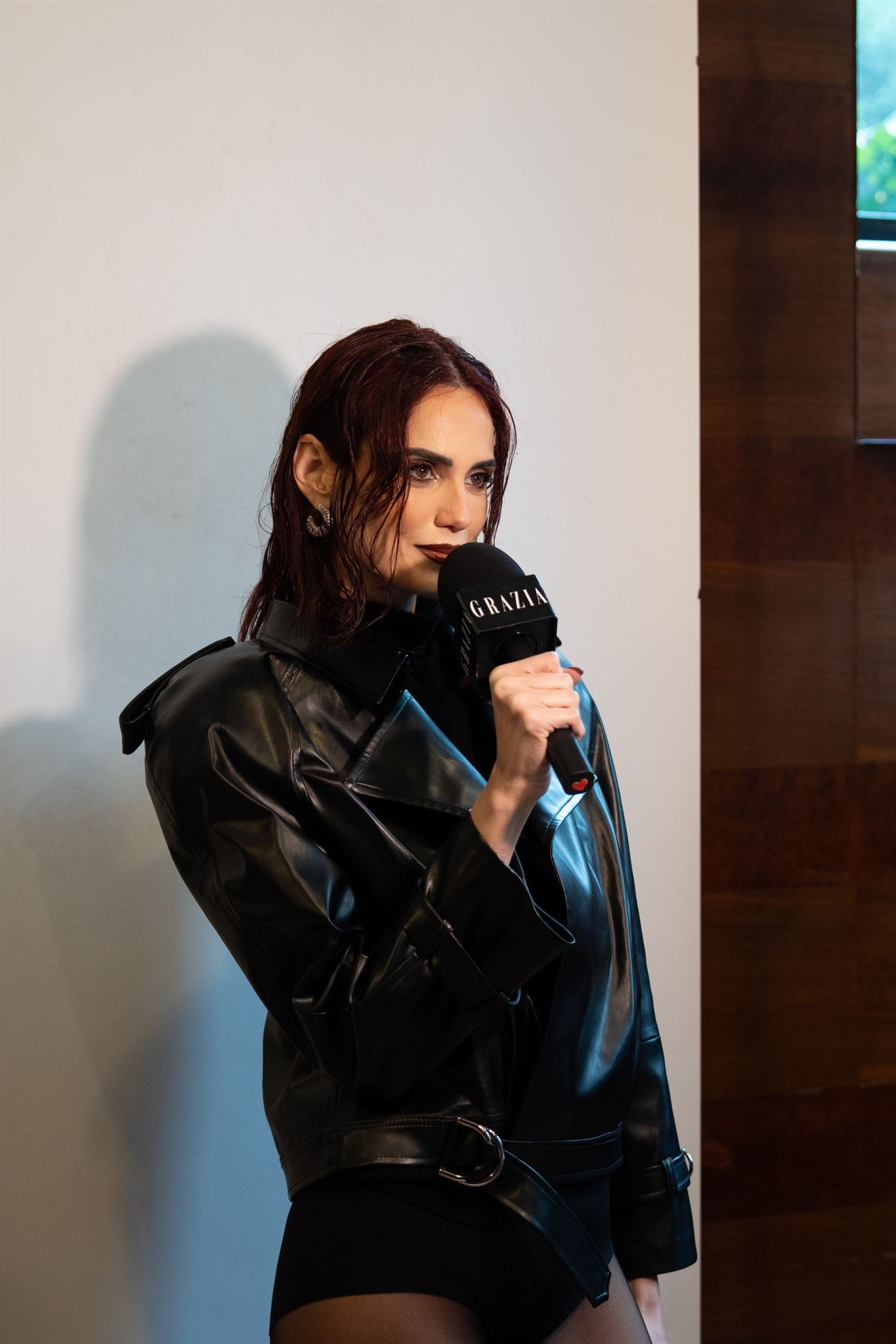 Black Leather Biker Jacket