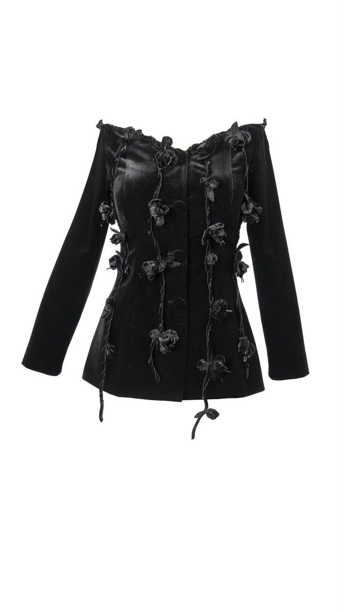 Corset bow pleated-panel gown