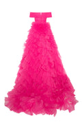 Tiered tulle ruffle ball gown - 2